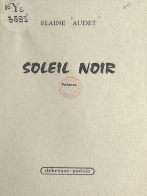 cover image of Soleil noir